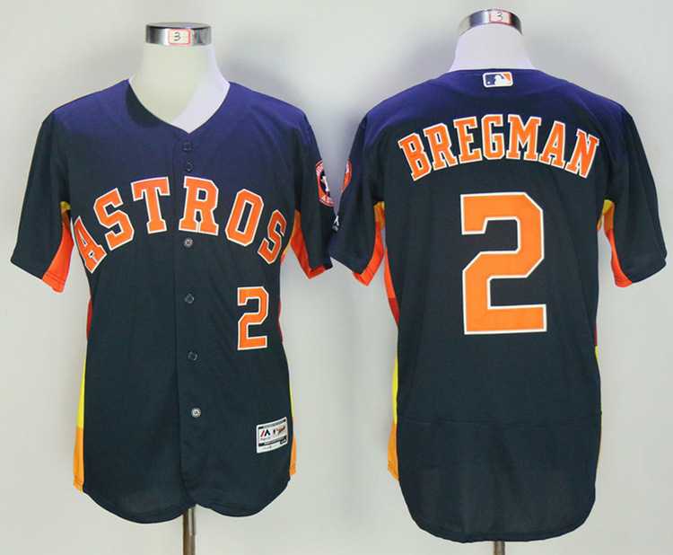 Houston Astros #2 Alex Bregman Navy Blue Flexbase Jersey,We sell and wholesale Houston Astros #2 Alex Bregman Navy Blue Flexbase Jersey on line form chian!